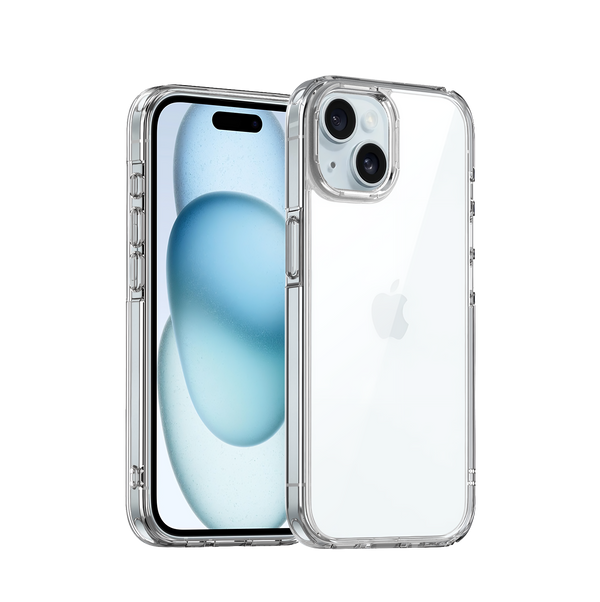 Clear iPhone 15 Plus Case and 14 Plus with Tough Transparent Acrylic Back 200Pcs